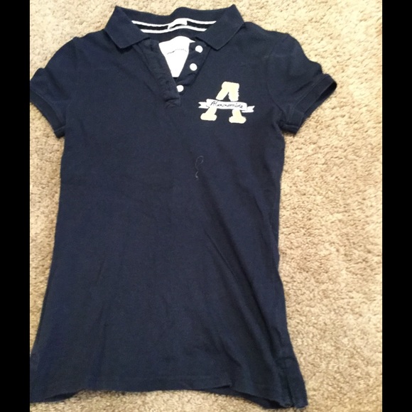 Abercrombie kids blue polo