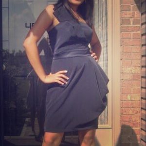 Beautiful navy blue The Limited dress