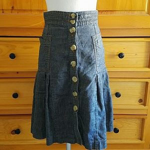 Vintage tibi denim boho skirt