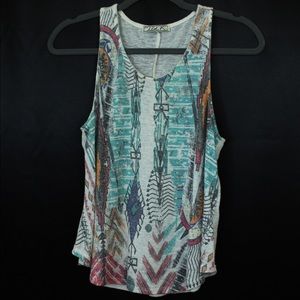 Patterned Tank Top