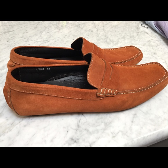To Boot New York orange suede loafers - 12 main image 4