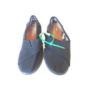 Black Toddler Velcro Toms