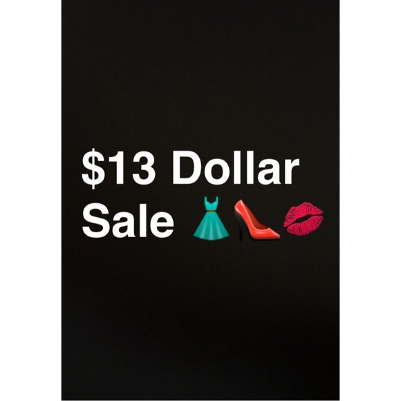 $13 dollar sale. Final price