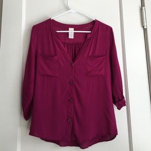 Purple Francesca's Top