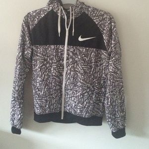 Black & White Nike Jacket