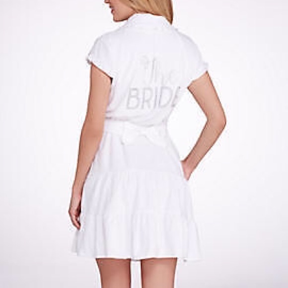 Betsy Johnson THE BRIDE Robe Bridal Wedding - Picture 3 of 4