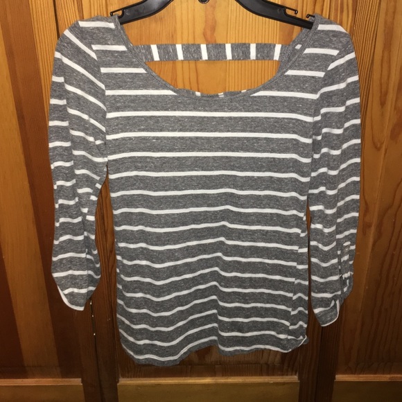 Cute caged back long sleeve