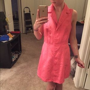 Forever 21 Coral Linen Dress size S