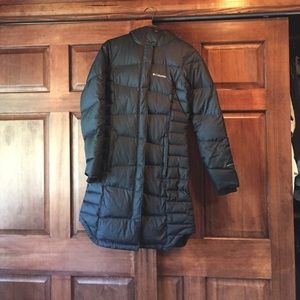Long black Columbia jacket
