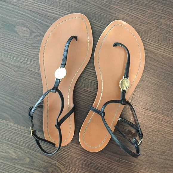 ralph lauren t strap sandals