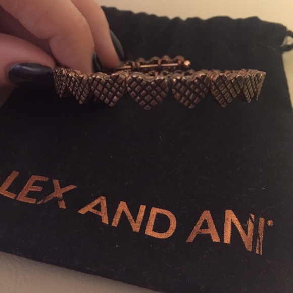 Alex and Ani Jewelry - Alex and Ani Rose Gold Romance Heart Wrap