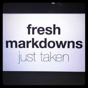 New markdowns on over 90% of my closet!