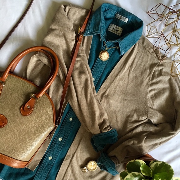 Vintage Tops - Vintage 1970's Cotton Denim Button Down