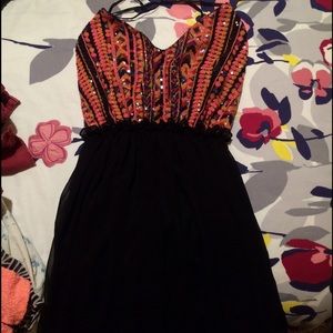 Sequined Halter Dess