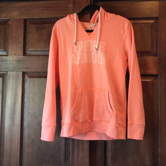 Coral Under Armour hoodie - Picture 1 of 3