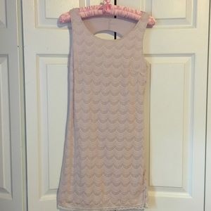Free people light pink/purple lace dress