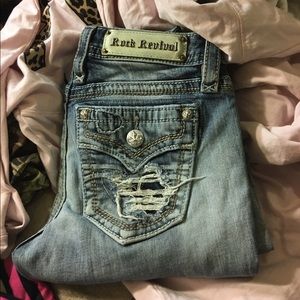 Rock revival jeans on hold