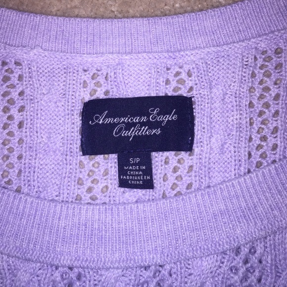 American Eagle lavender sweater - Picture 2 of 2