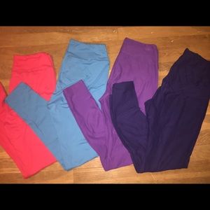 4 pairs OS Leggings