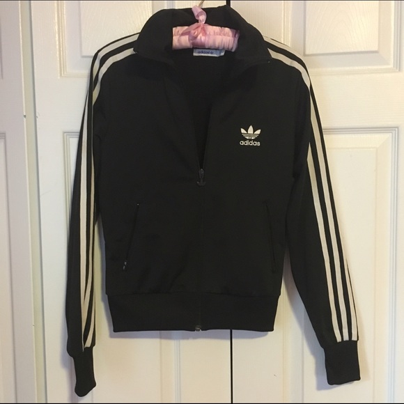 Black adidas track jacket