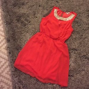 Charlotte Russe Cocktail Dress in Orange