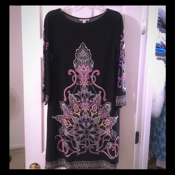 Dress barn, long sleeve dress