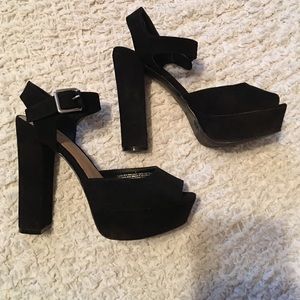 Black heels