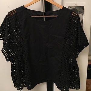 Madewell Eyelet Floatweave Top!
