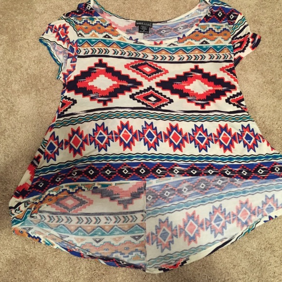 Wet Seal Tops - CLEARANCE - tribal print crop top