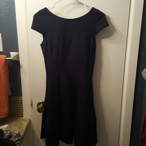 Navy Banana Republic flate dress