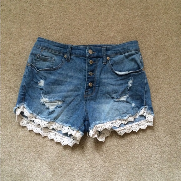High waisted shorts