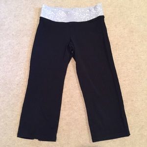 Girls Black Yoga Pants - Old Navy - 8