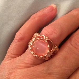 ROSE GOLD AND OPAL RING