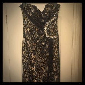 Black Lace Formal Dress