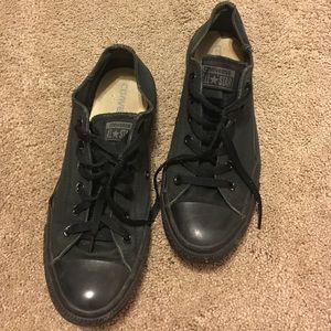 All black converse- RESERVED