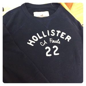 New Navy Blue Hollister crew neck sweater
