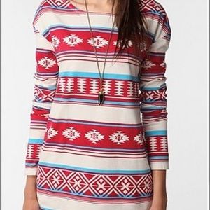 L Truly Madly Deeply Navajo Print Dress