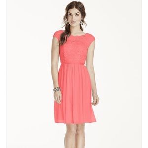 David's Bridal Lace Dress