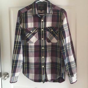 J crew heavy weight men's flannel extra small