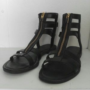 Strappy gladiator flats