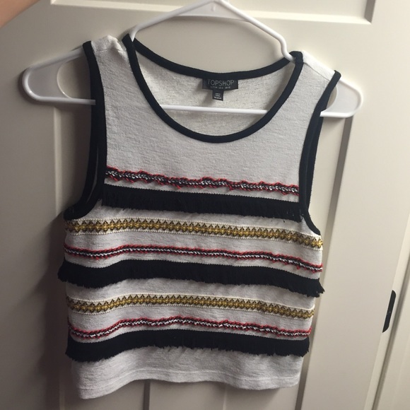 LABOR DAY SALE ❗️TOPSHOP slight cropped top. Sz S