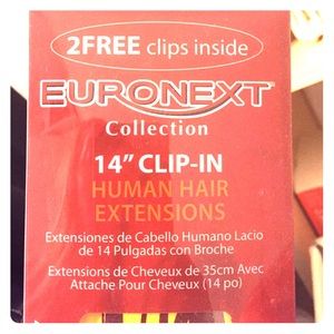 Euronext collection 14" clip-in hair extensions