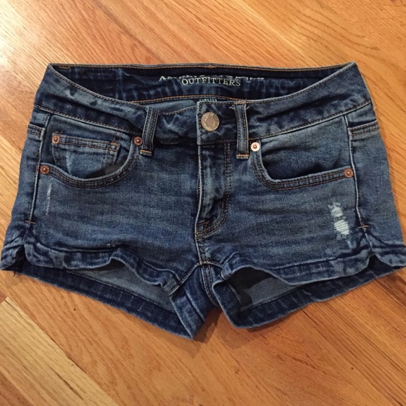 Denim shorts
