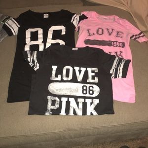 Pink tee bundle