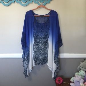 Very flattering! Dolman sleeve tunic Lane Bryant