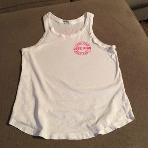 Pink campus tank