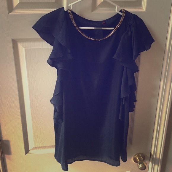 Cute Navy blue dress/top!