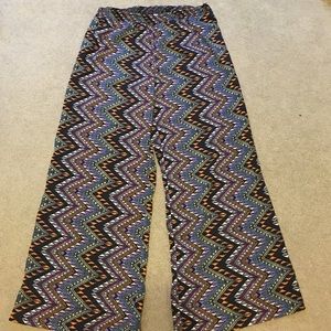 Print Flare Pants