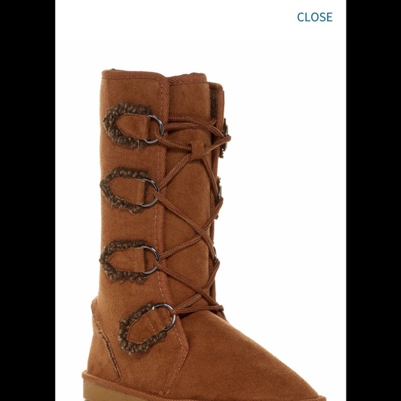 Chestnut, tan color winter boots