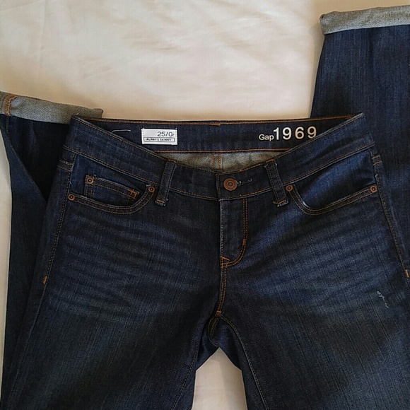 New 1969 Gap destructed vintage wash always skinny - Picture 4 of 9